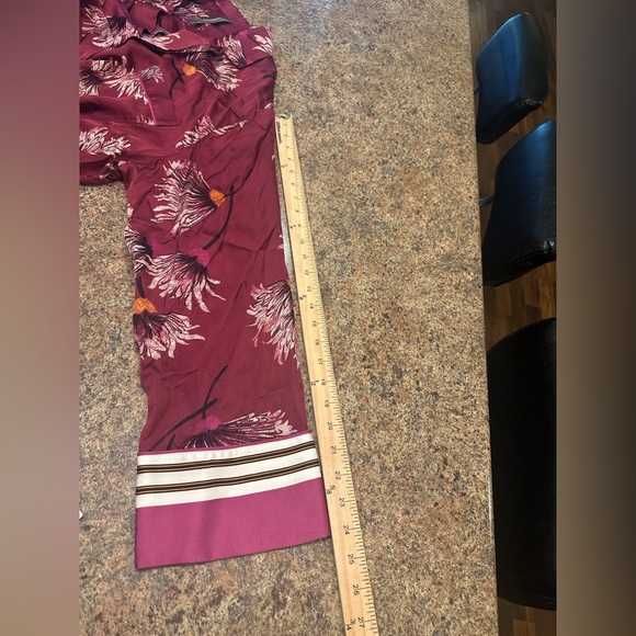 Anthropologie Oversized Button Front Pajama Shirt Mulberry Womens Size XL - Picture 14 of 15